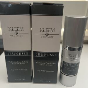 2pc Kleem Organics Jeunesse Professional Age-Defying Vitamin C Serum 30ml New